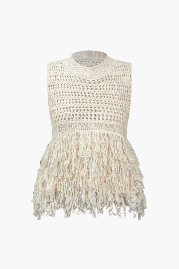 Boho Fringe Yelek