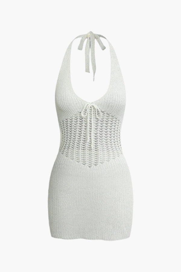 Elegance Halter Knit Elbise