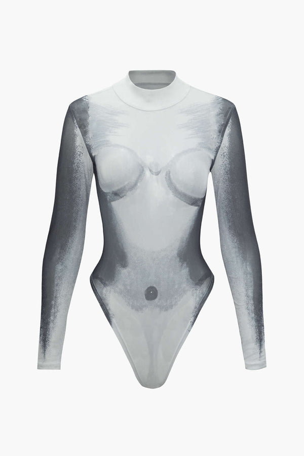 Sculptural Illusion Mesh Body