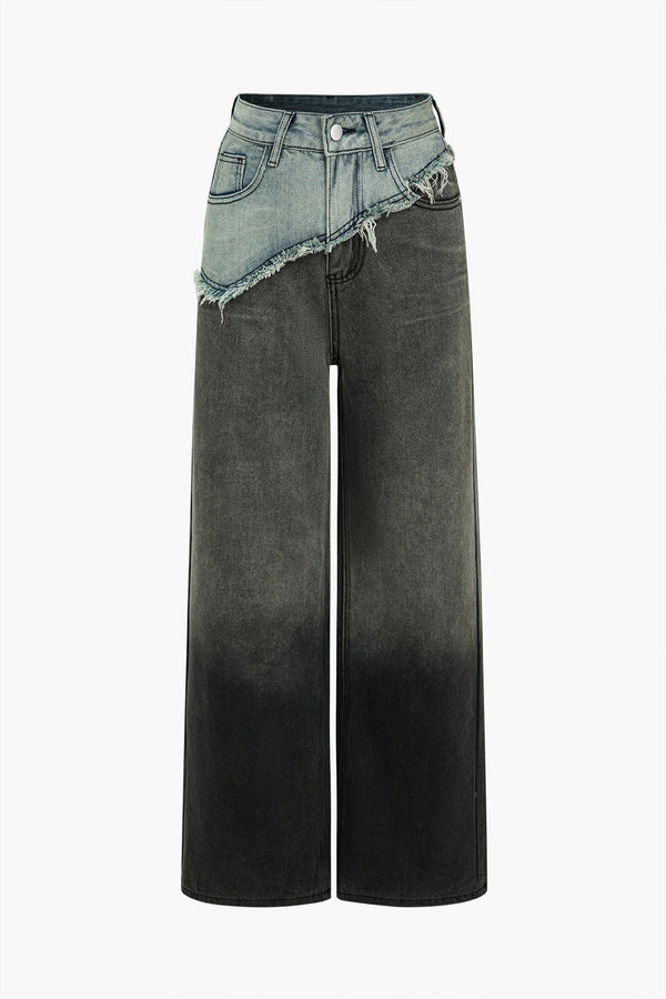 Gradient Edge Denim Pantolon