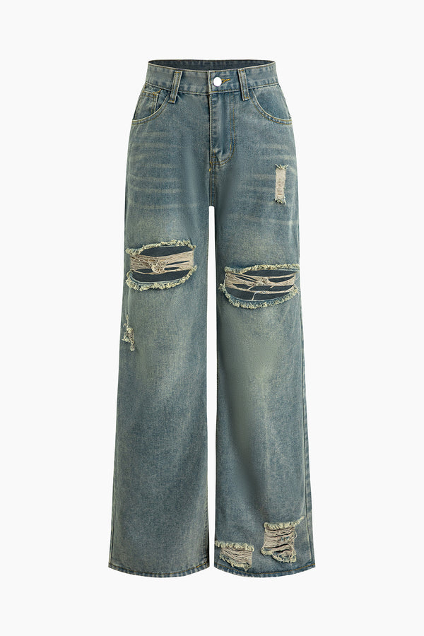 Shredded Vintage Denim