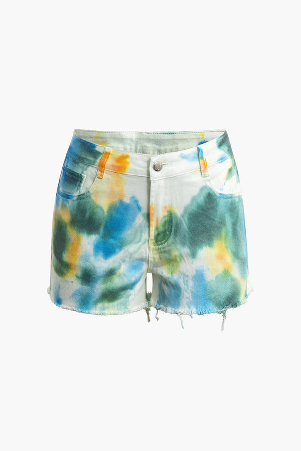 Tie-Dye Summer Şort