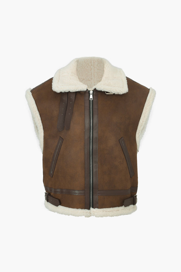 Shearling Luxe Yelek