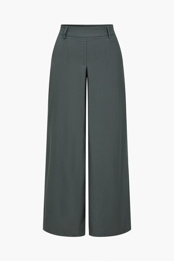 Moss Grace Wide-Leg Pantolon