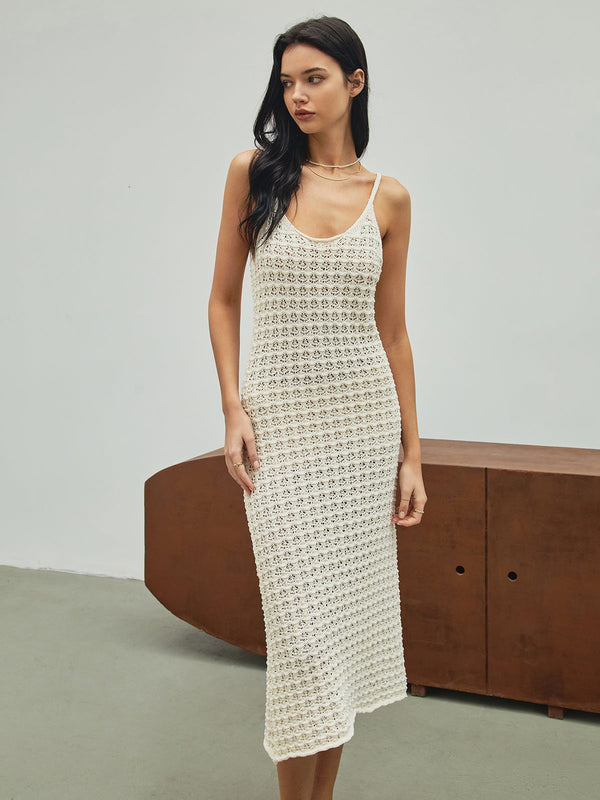 Clarora Crochet Midi Elbise