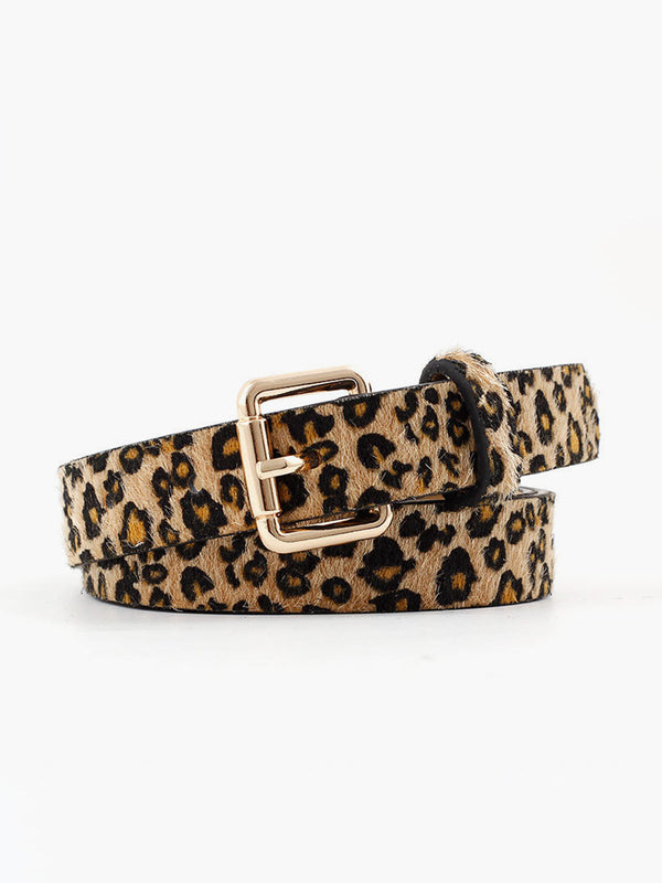 Wild Charm Leopar Desenli Kemer