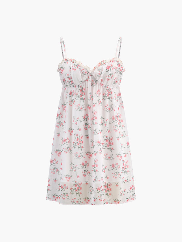 Blossom Grace Mini Elbise