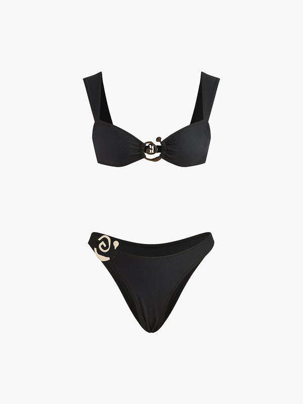 Midnight Charm Bikini Set