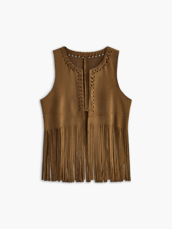 Fringe Luxe Yelek