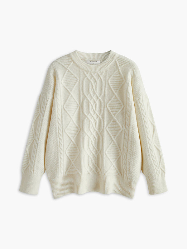 Cozy Cable Knit Kazak