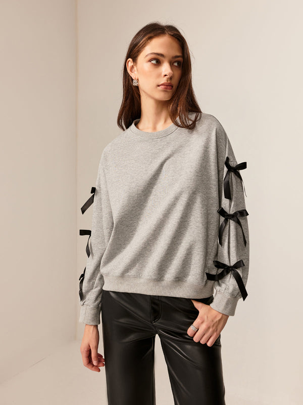 Ribbon Detail Sweatshirt