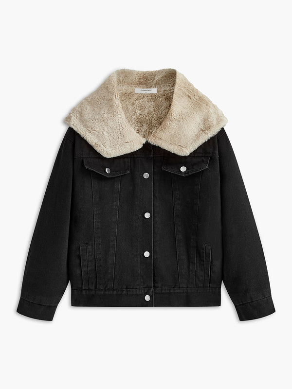 Cozy Chic Faux Fur Ceket