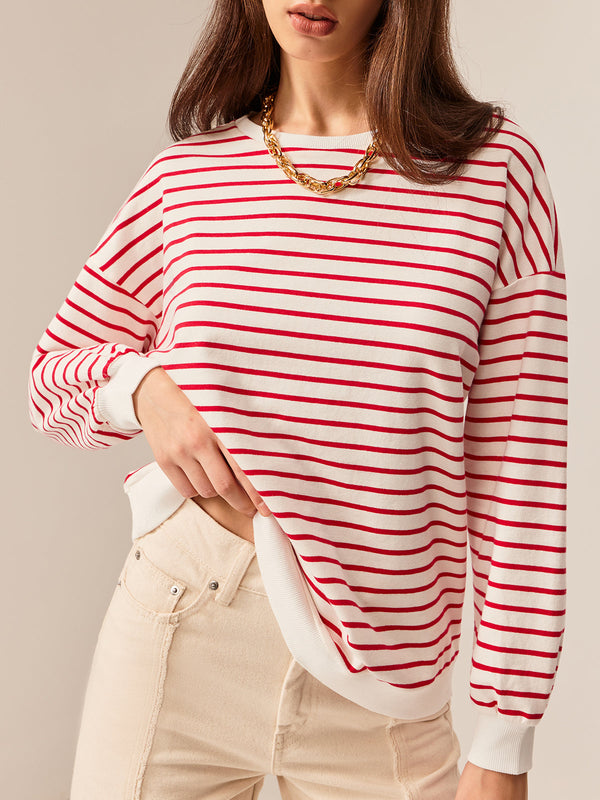 Parisian Stripe Sweatshirt