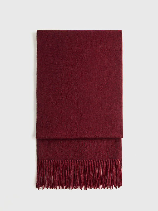 Burgundy Luxe Şal