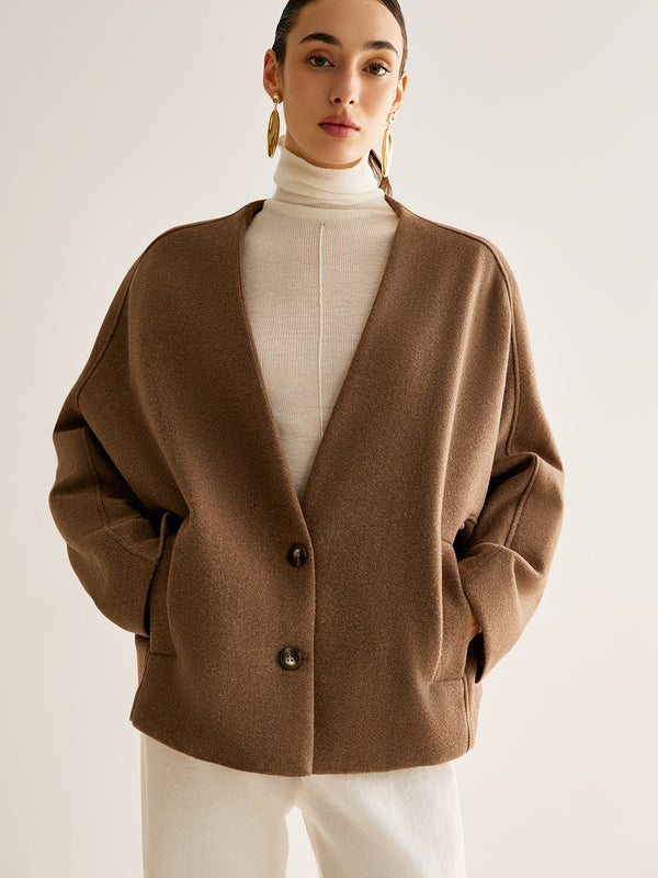 Mocha Essence Wool Jacket