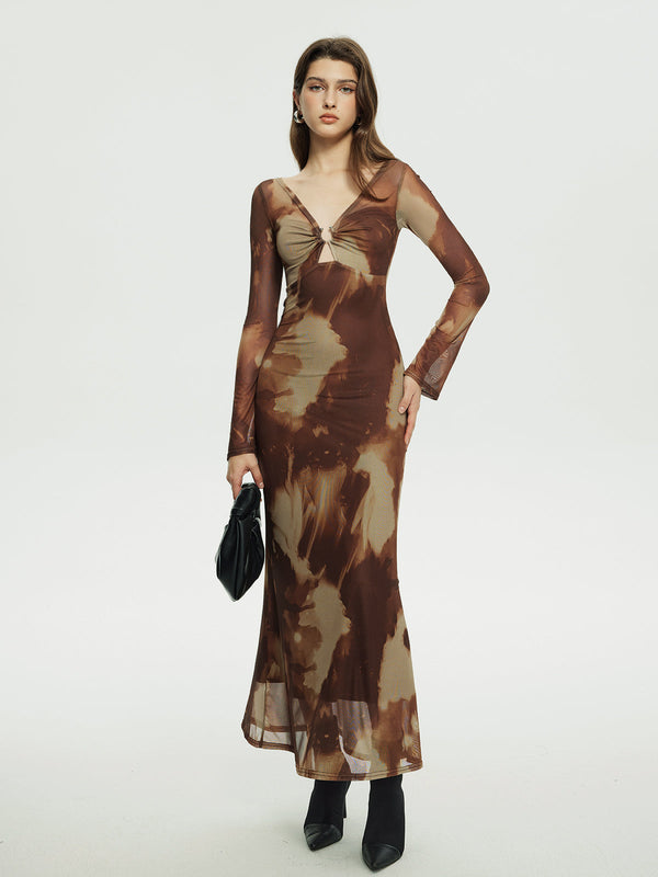 Desert Mirage Maxi Elbise