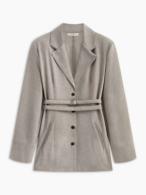 Sage Elegance Blazer Ceket