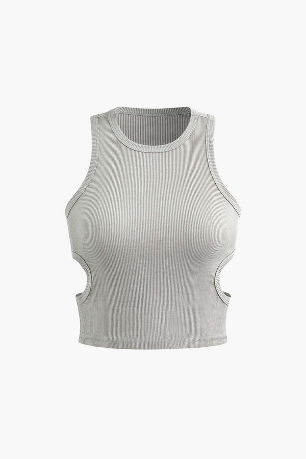 Cutout Ribbed Tank