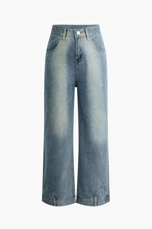 Wide Horizon Denim Pantolon