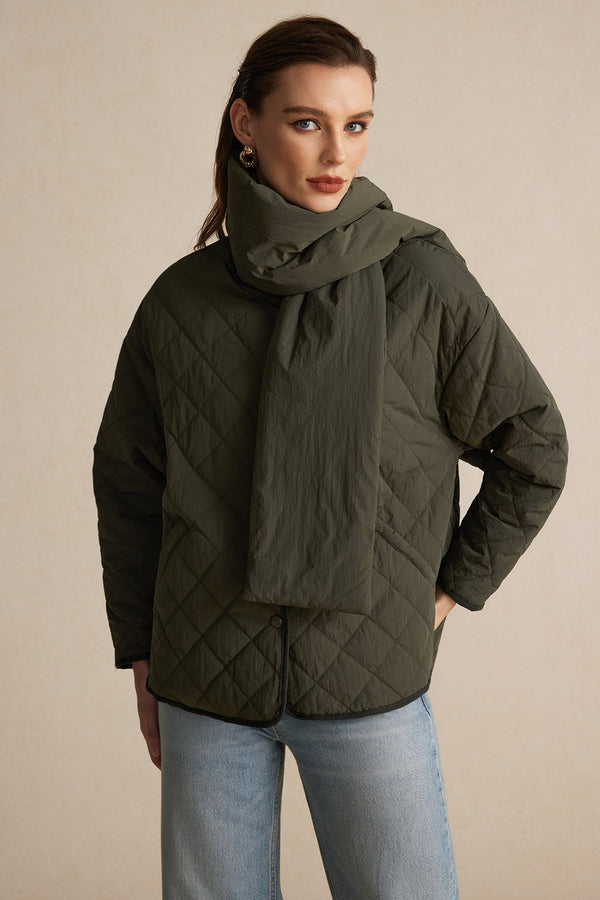 Diamond Cozy Quilted Mont