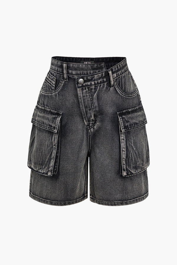 Urban Cargo Denim Şort