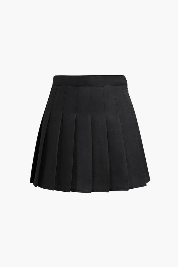 Classic Pleated Mini Etek