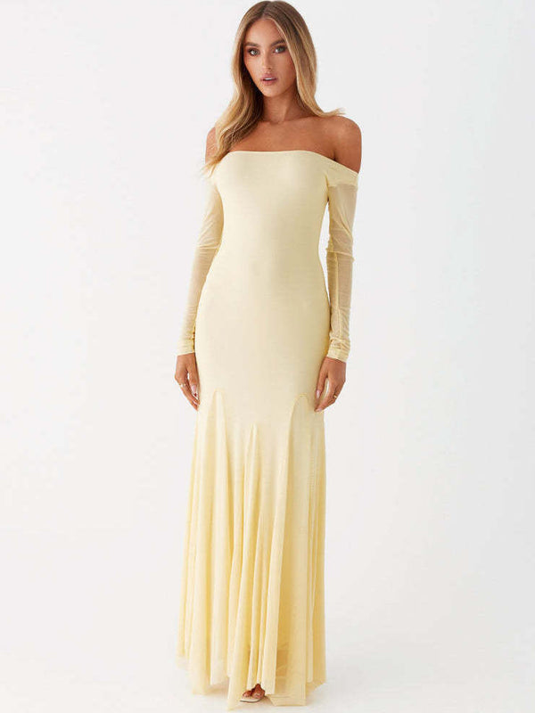 "Satin Grace" Maxi Elbise