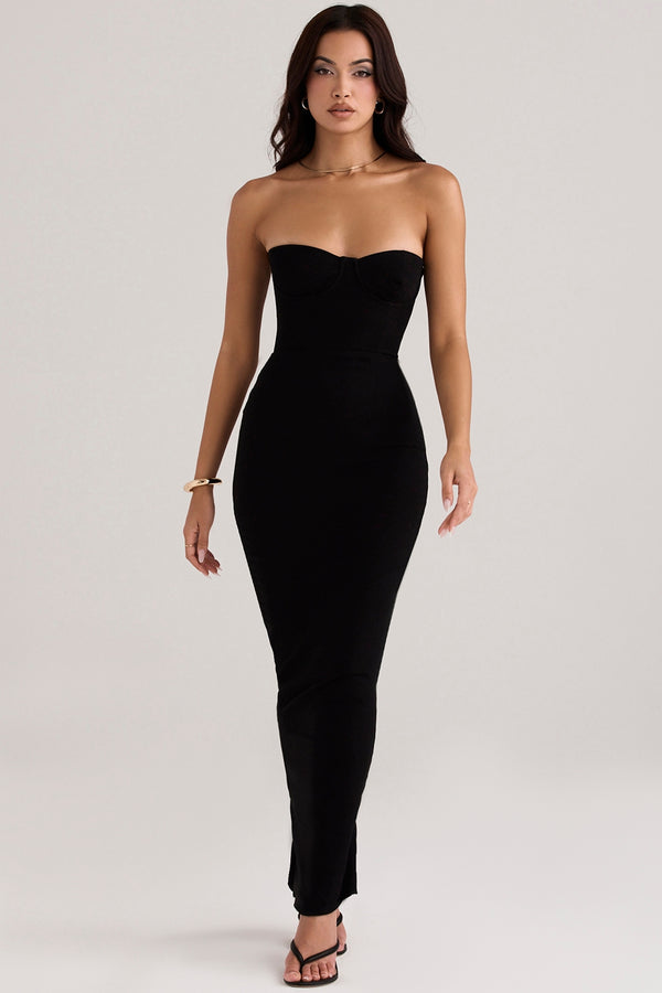 Lucia Strapless Maxi Elbise